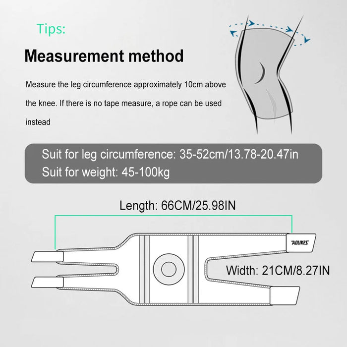 Knee Brace With Side Stabilizers & Gel Pads Maximum Pain Support & Fast Recovery For Men & Women
