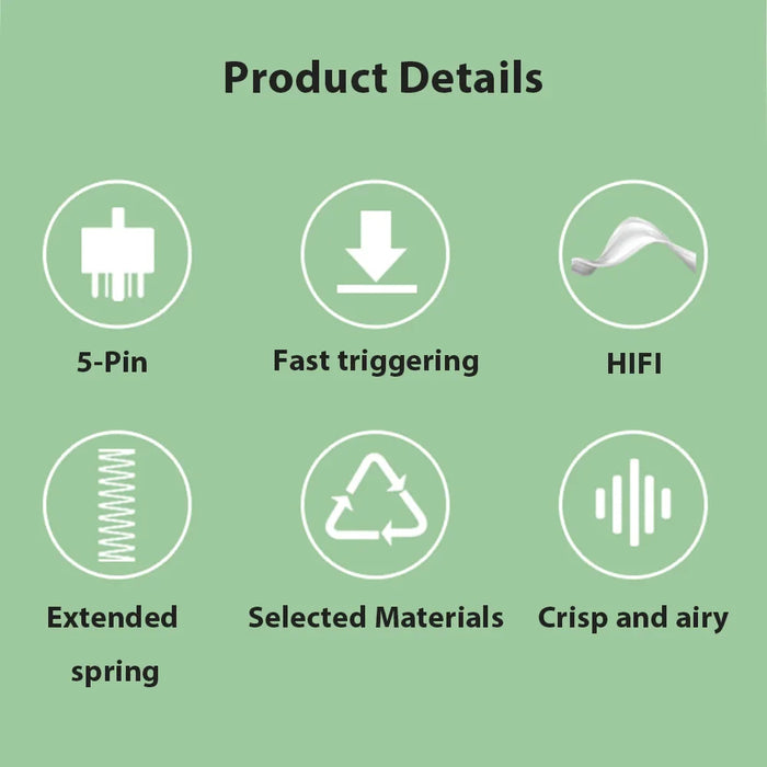 Silent Lemon V3 Linear Tactile Switches Hot Swap Diy