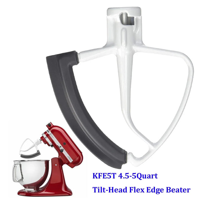 Blender Paddle For Kitchenaid Kfe5T 4.5-5Qt Flex Edge Beater For Tilt-Head Stand Mixers