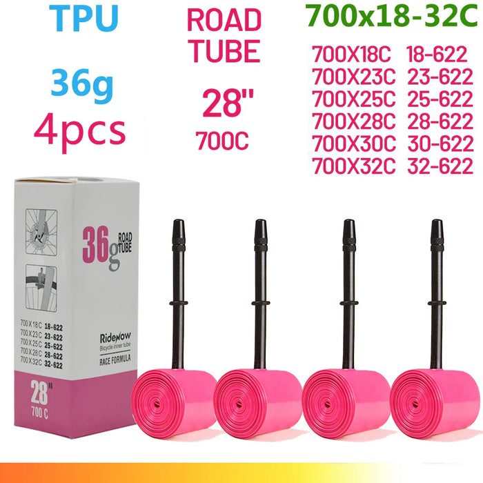 Tpu Bike Inner Tube 700C 700X18 47C Road Bicycle Tire Mtb Camera 29X1.5 1.9