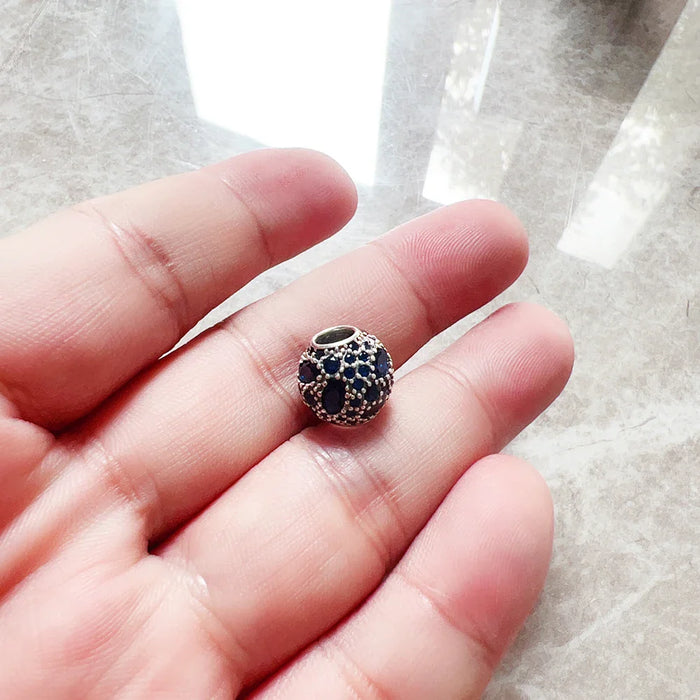 925 Sterling Silver Deep Ocean Bead Charm For Women Romantic Gift Karma Jewelry