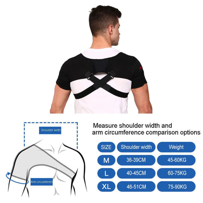 Adjustable Double Shoulder Brace For Pain Relief