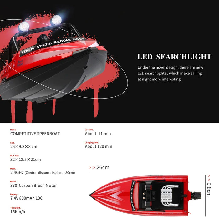 High Speed Electric Rc Boat Waterproof
