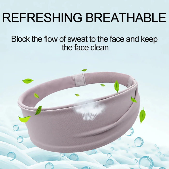 Non Slip Sport Headband For Men & Women Moisture Wicking Sweatband For Fitness Running Cycling Yoga