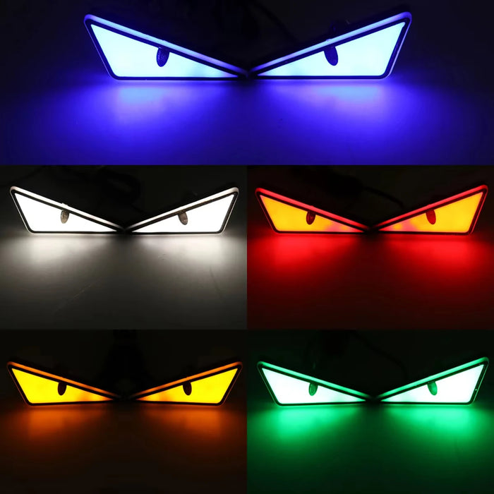 Universal Motorcycle Devil'S Eye Led Signal Light Dynamic Tail Lamp