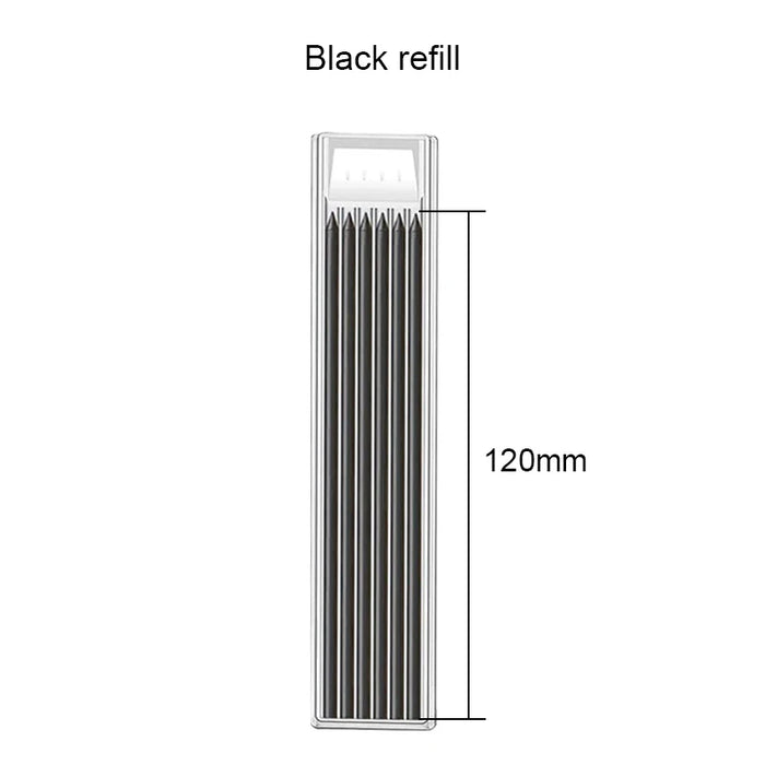 Precision Carpenter Pencil Set With Sharpener & Refills Ideal For Woodworking & Architecture