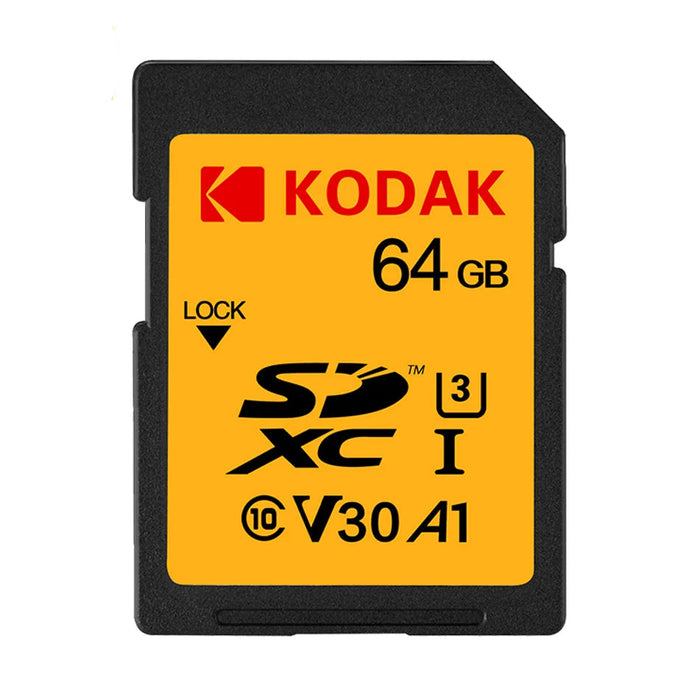 Kodak High Speed 100mb/s Sd Cards 256gb 128gb 64gb For Camera 4k Hd Slr Dv C10 A1 U3 V30 Uhs I