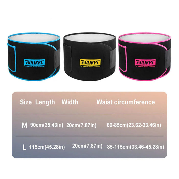 Body Shaper Waist Trainer For Fitness And Weight Loss Sweat Belt For Slimming And Support