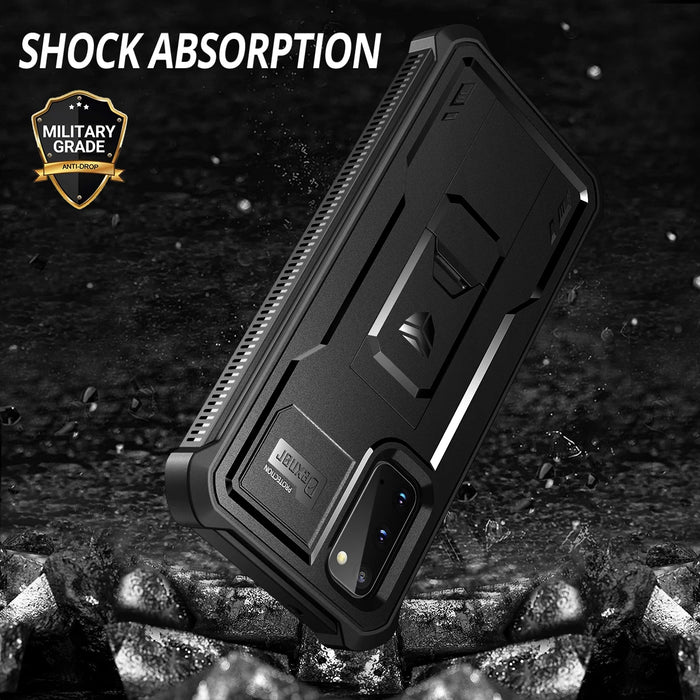For Samsung Galaxy S20 5G Full Body Bumper Military Grade Armor Shockproof Shell Case With Built In Screen Protector
