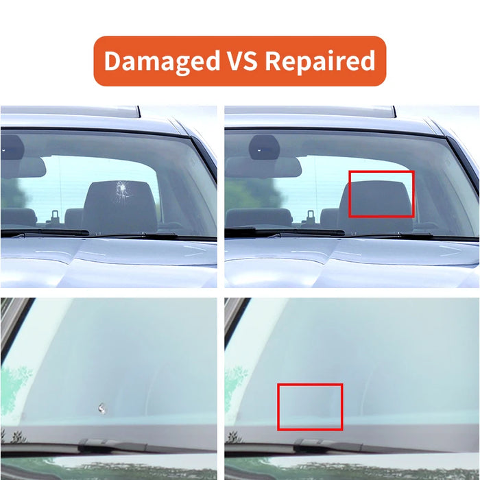 Windshield Repair Kit For Cracked Glass Quick Fix Resin Sealer