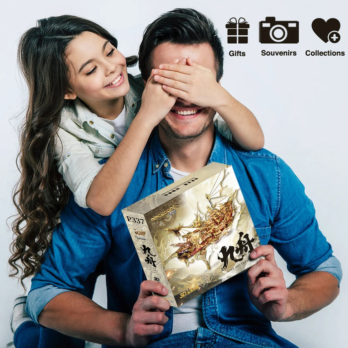 701 Piece Diy 3D Metal Boat Puzzle Kit