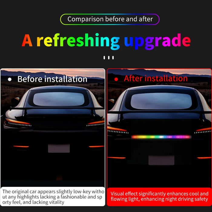 12V 24V Led Truck Car Tail Light Strip Night Safety Warning Signal