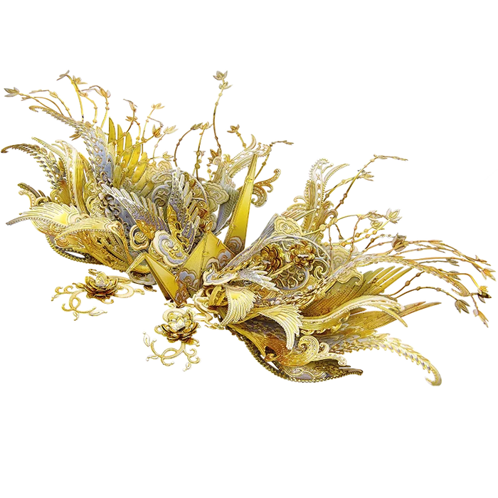 August Wish Cranes Metal Puzzle Kit For Home Decor