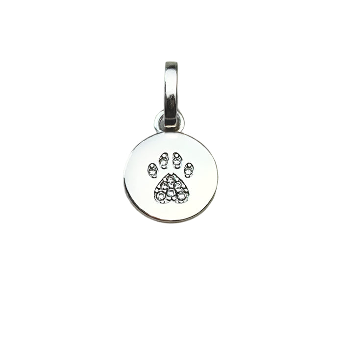 925 Sterling Silver Autumn Cat Paw Pendant Gift For Women