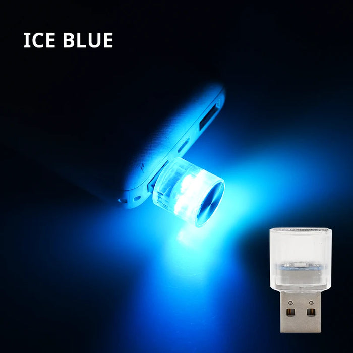 Usb Mini Led Ambient Light Colourful Flashing Atmosphere Lamp For Cars Computers And More