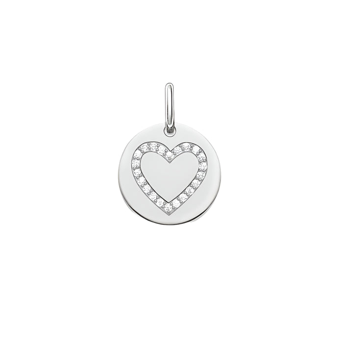 925 Sterling Silver Romantic Heart Pendant Fashion Jewelry For Women