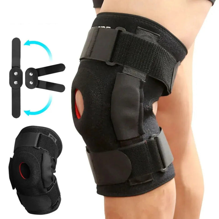 Adjustable Hinged Knee Brace For Meniscus Tear & Tendon Support Pain Relief Wrap