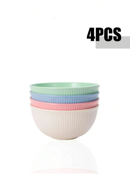 4 / 11 Piece Reusable Plastic Bowls For Camping And Picnics Microwave And Dishwasher Safe