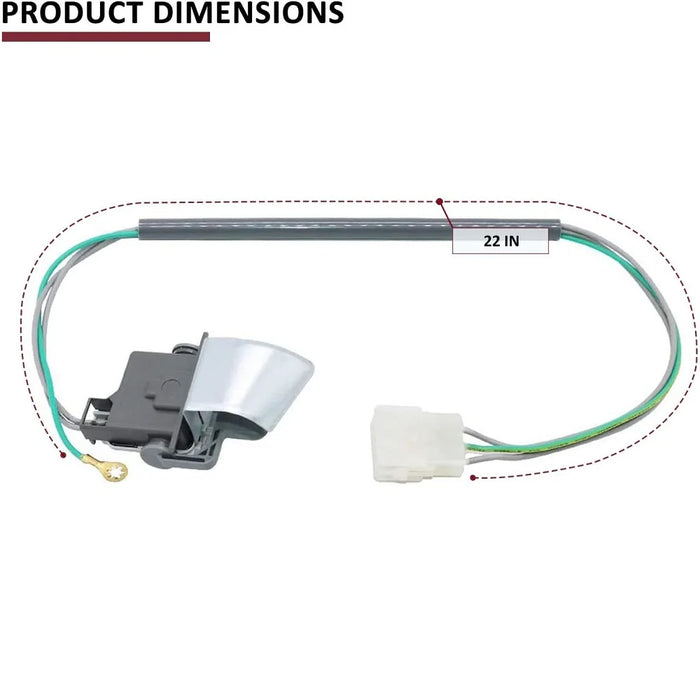 3949238 Washer Lid Switch Replacement Part For Whirlpool & Kenmore Washers Wp3949238 Ap3100001 Ps350431