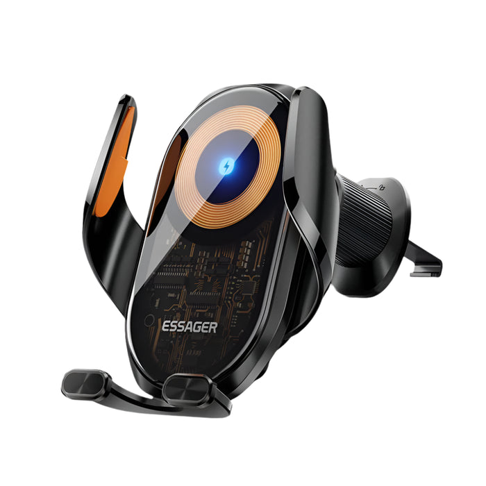 15W Magnetic Wireless Car Charger For Macsafe 15W Cooling Stand Holder For Iphone 16 15 14 13 12 Pro Max Xiaomi Samsung