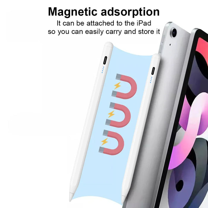 Universal Magnetic Stylus Pen For Iphone Samsung Xiaomi Touch Screen Compatible With Android Ios Windows Apple Pencil Alternative For Ipad Accessories For Tablets And Smartphones