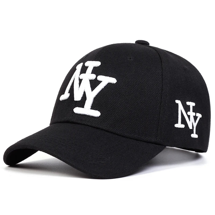 Ny Letter Embroidery Baseball Cap Adjustable Sun Hat