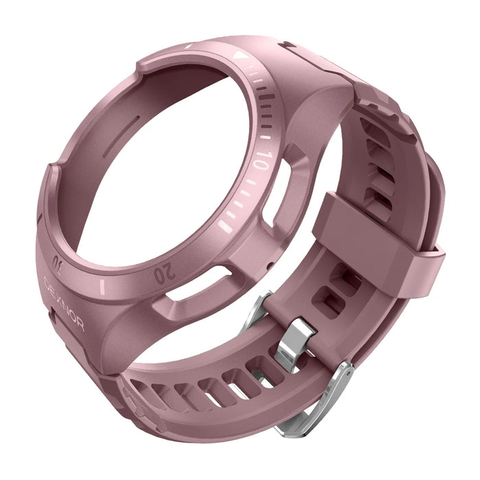 For Samsung Galaxy Watch 6 Classic 43Mm Adjustable Watch Band Rugged Grade Shockproof Uni-Body Design Case Sports Band