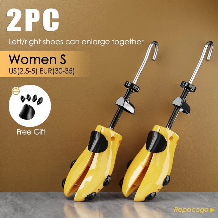 Unisex 2 Piece Plastic Universal Adjustable Length Width High Low Top Shoes Stretcher Expander Extender Keeper Tree