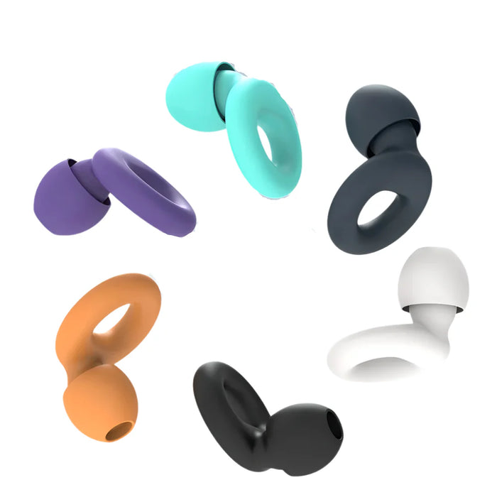 Soft Reusable Ear Plugs For Sleep Swim Work Noise Reduction
