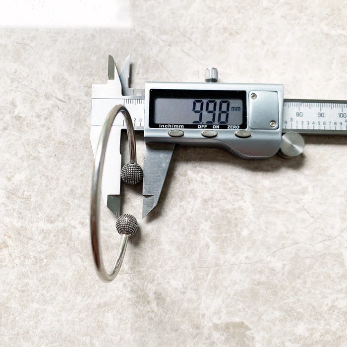 925 Sterling Silver Kathmandu Europe Style Karma Bangle