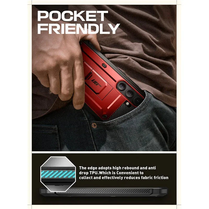 For Samsung Galaxy S25 Plus Ub Pro Rugged Case With Built-In Screen Protector Kickstand Belt Clip