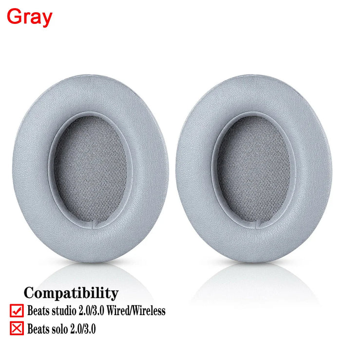 Pair of Wireless Wired Headphone Ear Pads Replacement Cushions For Beats Studio 2.0 3.0 Protein Leather B0500 B0501