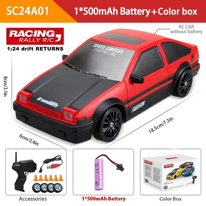 Fast Rc Cars Kids 4wd Drift Racing Toy