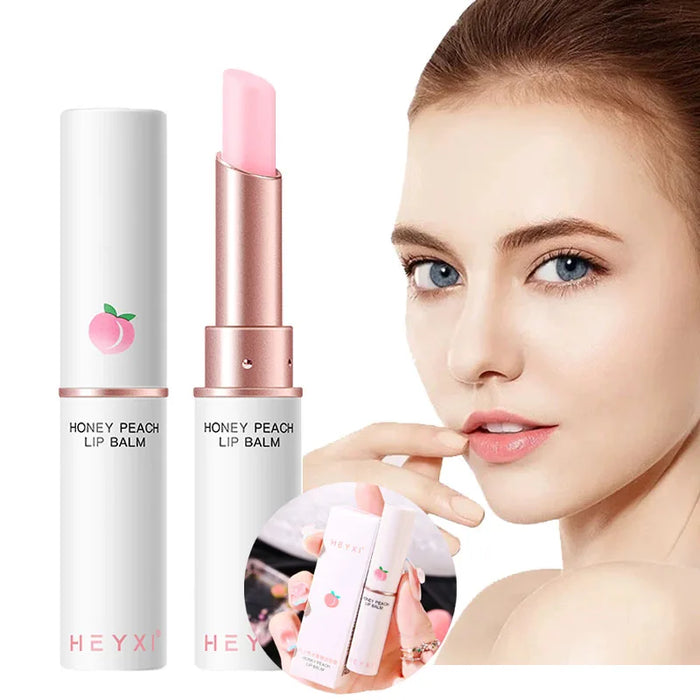 Hydrating Peach Lip Balm Trio For Nourished Lips