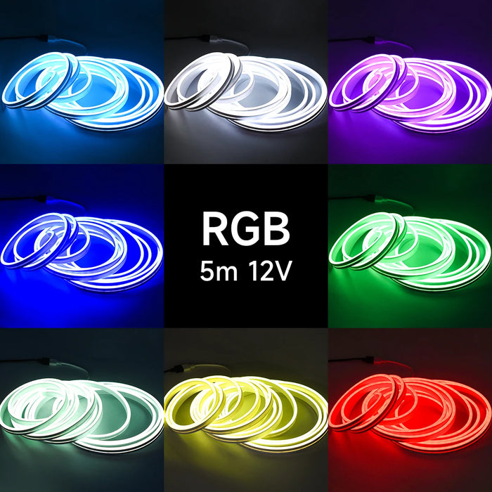 12V Rgb Led Strip For Tesla Model 3 Waterproof & Flexible