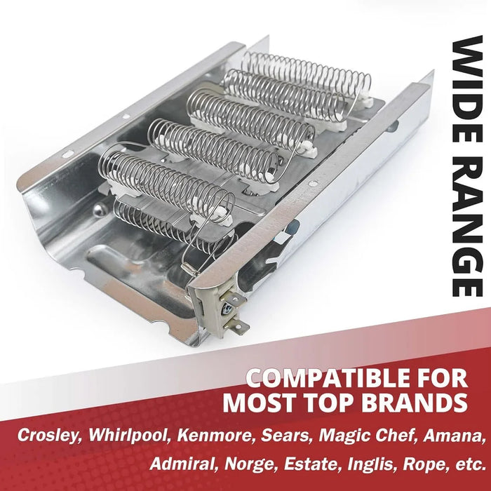 279838 Dryer Heating Element Compatible With Whirlpool & Kenmore Electric Dryers 3398064 8565582 Ah334313 Exp279838 Ap3094254