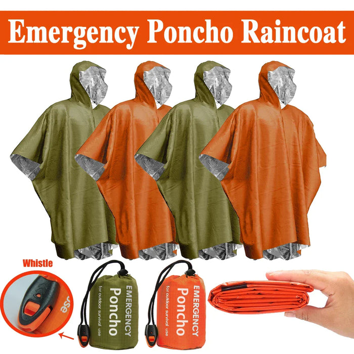 Waterproof Disposable Raincoat For Survival
