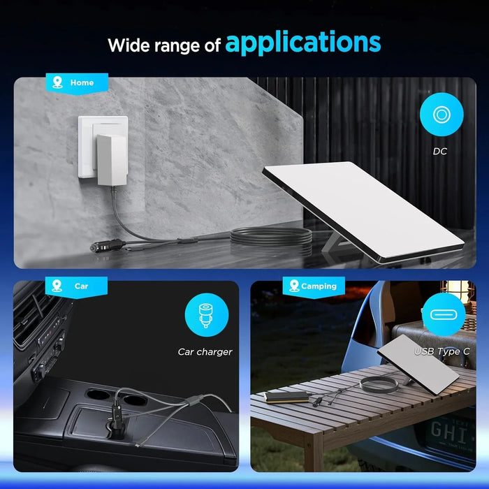 3-In-1 Starlink Mini Cable Usb C / Car Charger / Dc Replacement High-Speed Power Accessory