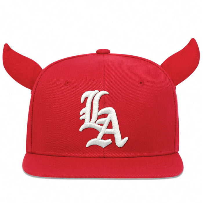 Embroidered Unisex Ox Horn Hip Hop Cap Adjustable Sun Hat