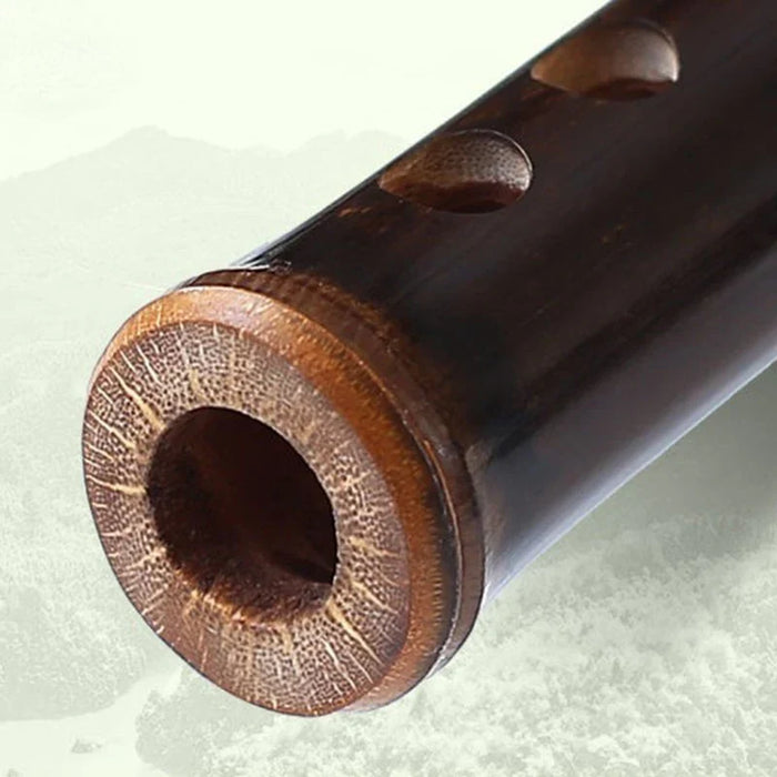 Traditional Purple Bamboo Flute For Adults