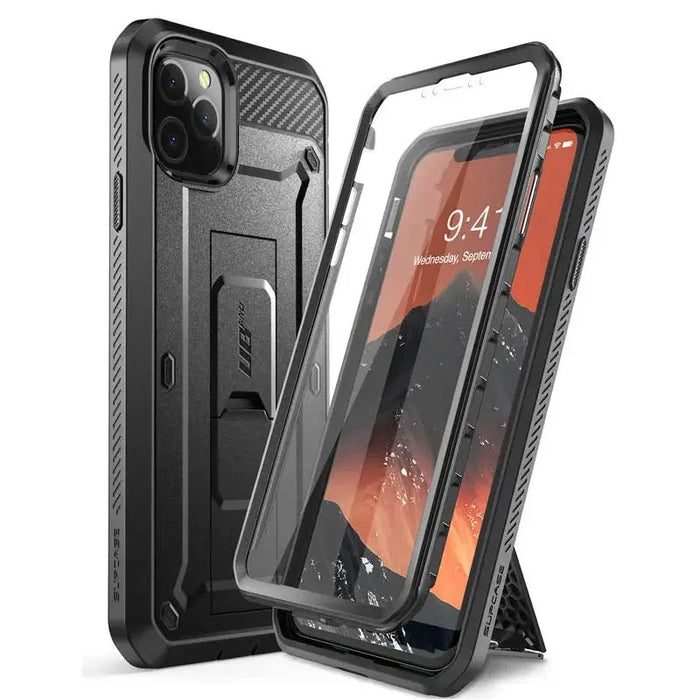 For Iphone 11 Pro Max 6.5 Inch Ub Pro Full-Body Rugged Holster Case With Built-In Screen Protector & Kickstand