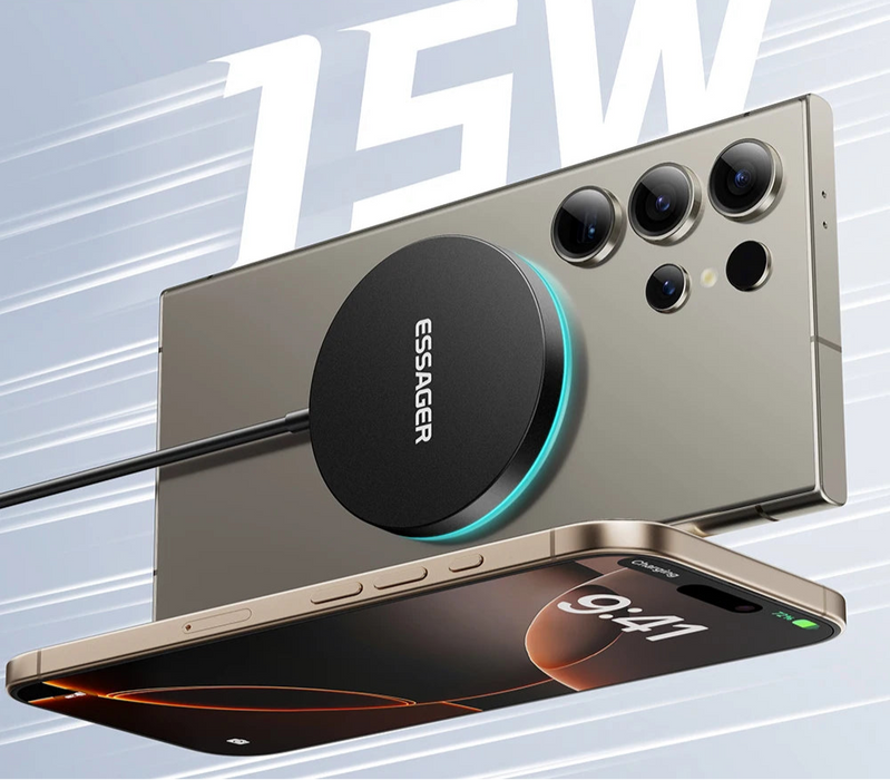 15W Magnetic Wireless Charger For Iphone 16 15 14 13 Pro Max Magnet Induction Charger For Macsafe Wireless Charging Pad