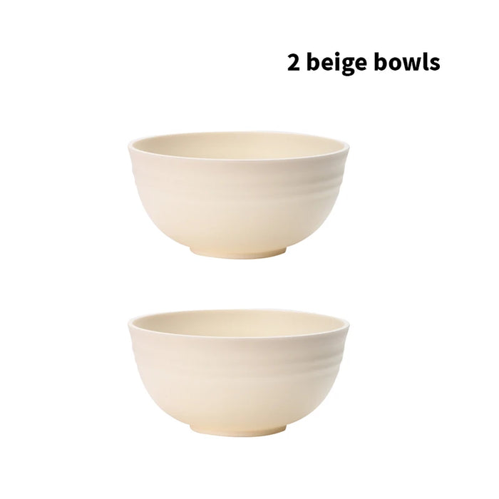 2 / 4 / 8 Piece Reusable Bowl For Home Dorm Camping Rv Hotel