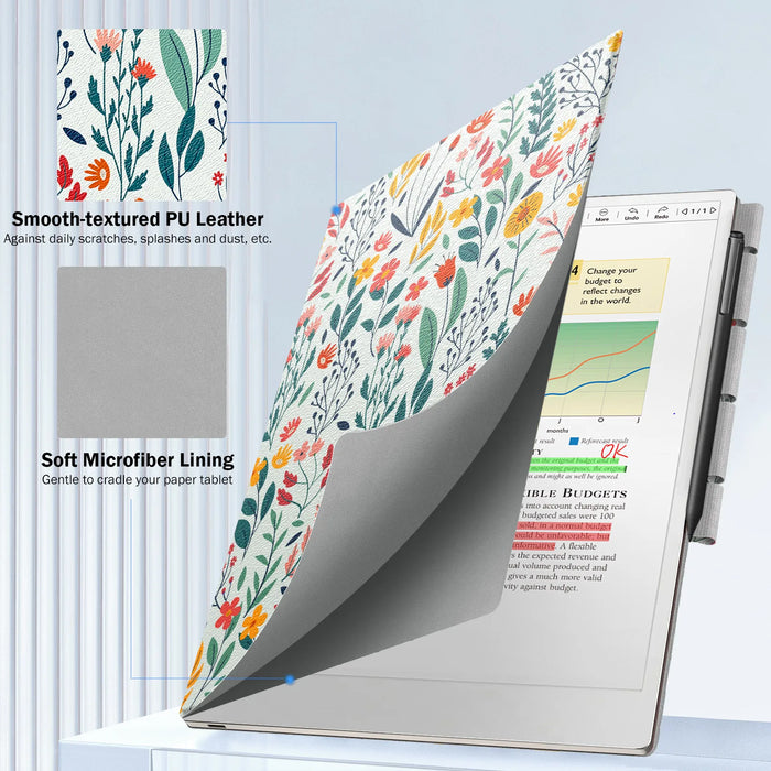 For Remarkable Paper Pro 2024 11.8 Inch Lightweight Ultra-Thin Magnetic Case With Wide Pen Protective Clasp Auto Sleep