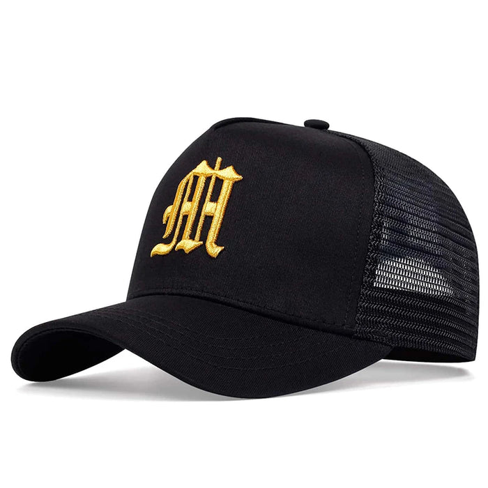 Embroidered Gothic Baseball Cap Adjustable Sun Hat