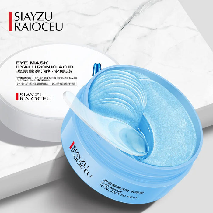 60 Piece Hyaluronic Acid Eye Mask Anti Dark Circles & Bags Moisturizing & Firming Patches