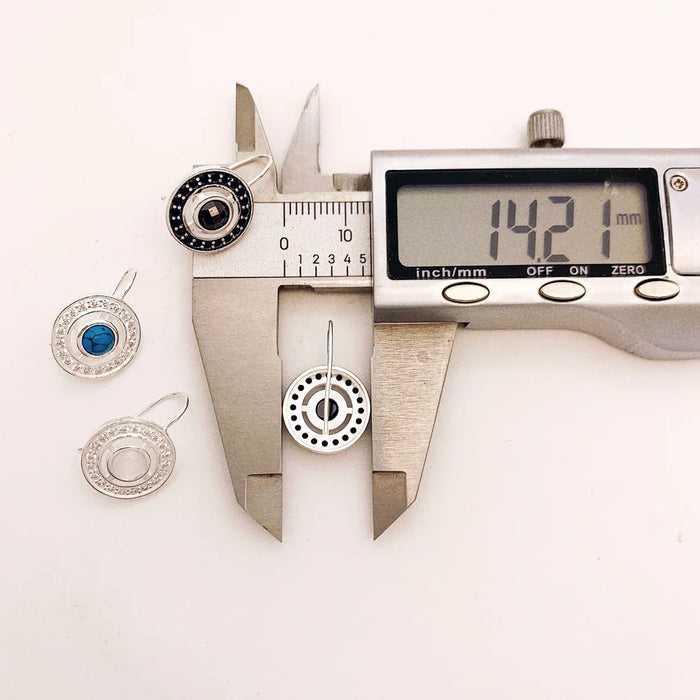 925 Sterling Silver Drop Earrings European Style For Women