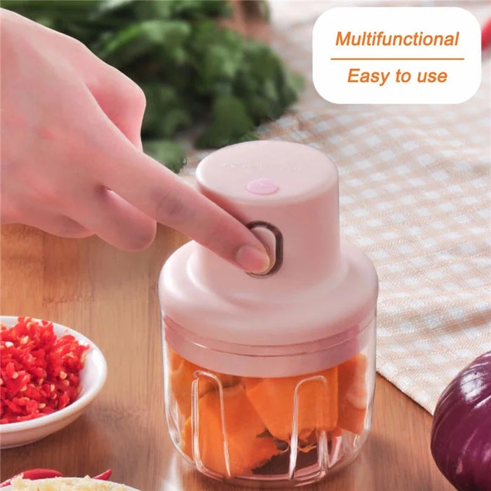 Electric Garlic Chopper & Meat Grinder Durable & Efficient Vegetable Crusher