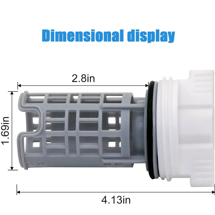 Dc97-16991A Washer Drain Pump Filter Washing Machine Filter Compatible With Samsung Washing Wf42H5000Aw Wf42H5000Aw / A2