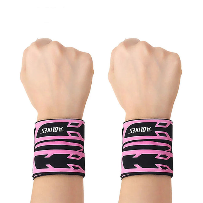 Fitness Wrist Compression Wraps Support For Weightlifting Basketball Tennis Pain Relief